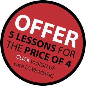 Introductory Lesson Offer with Love Music